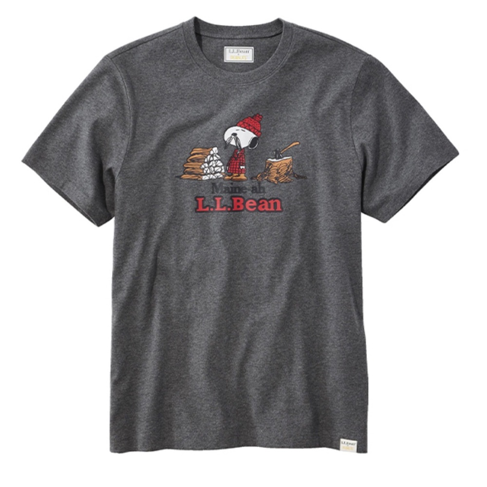 L.L Bean X Peanuts novelty T